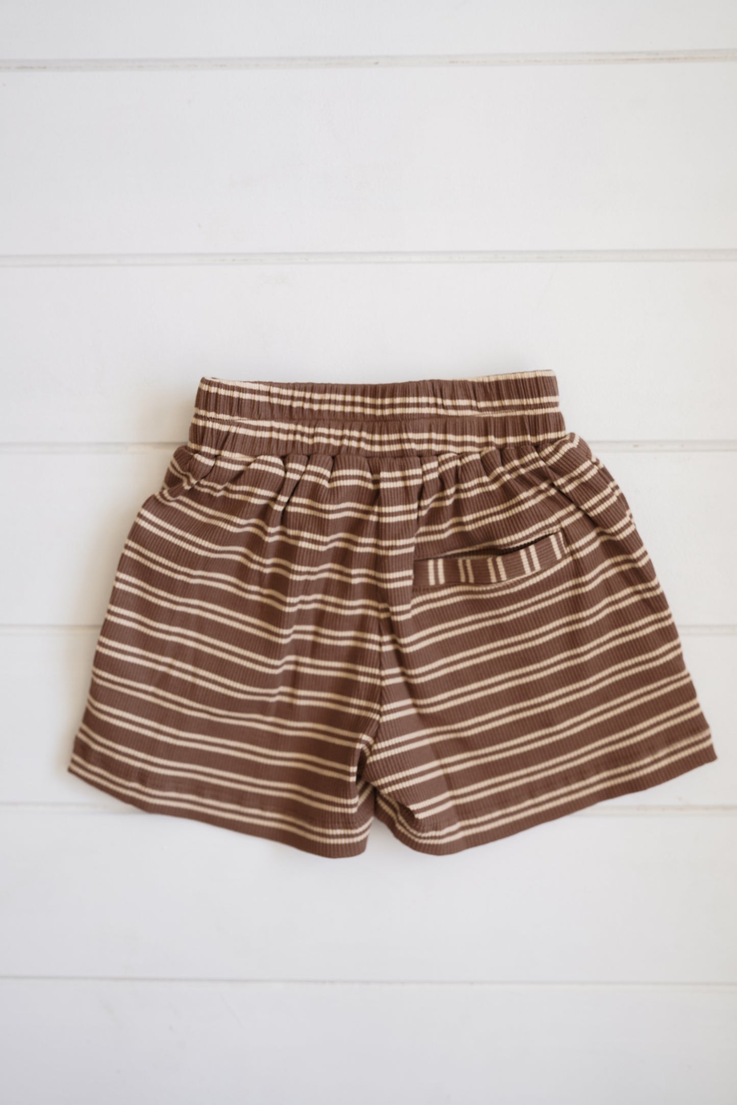 
                  
                    Rib Short - Choc stripe
                  
                