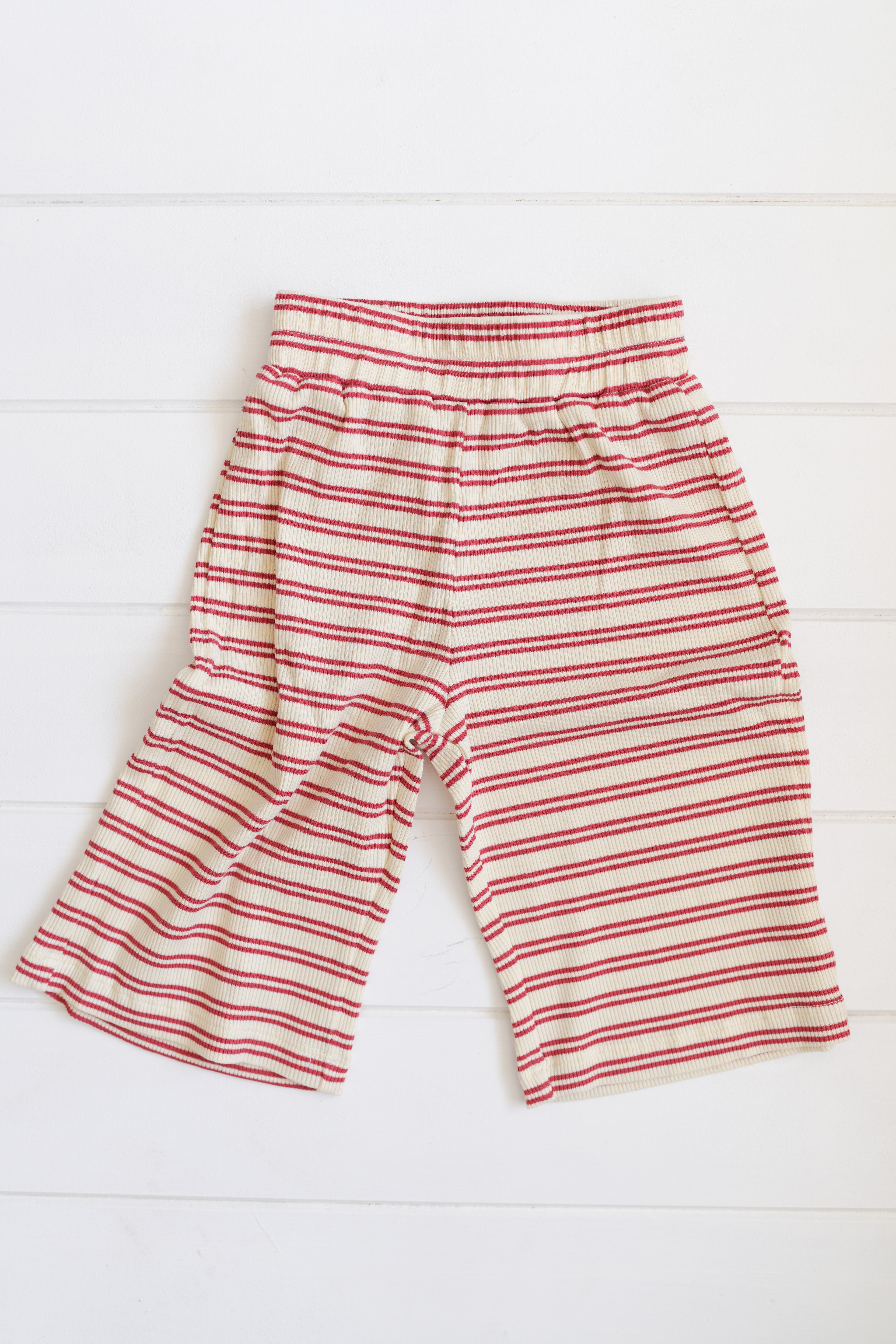 Rib Pant - Red stripe