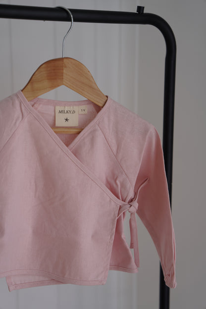 Wrap Top - Mushroom pink