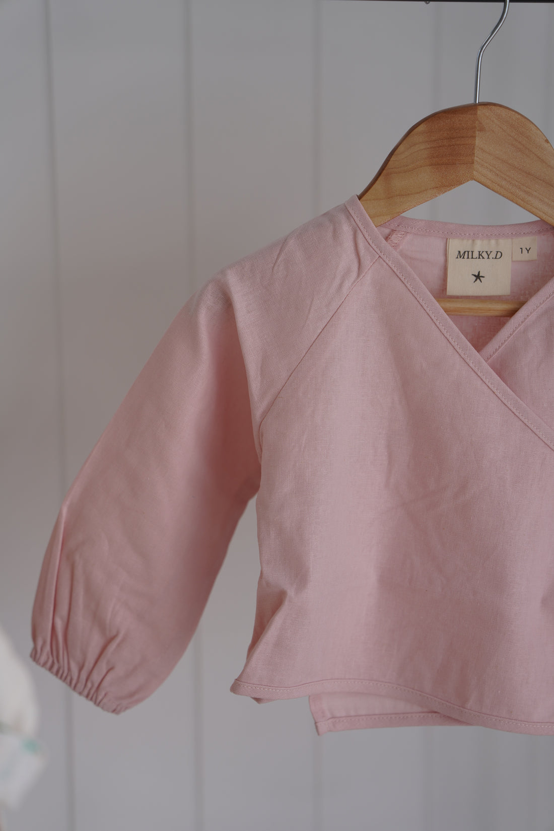 Wrap Top - Mushroom pink