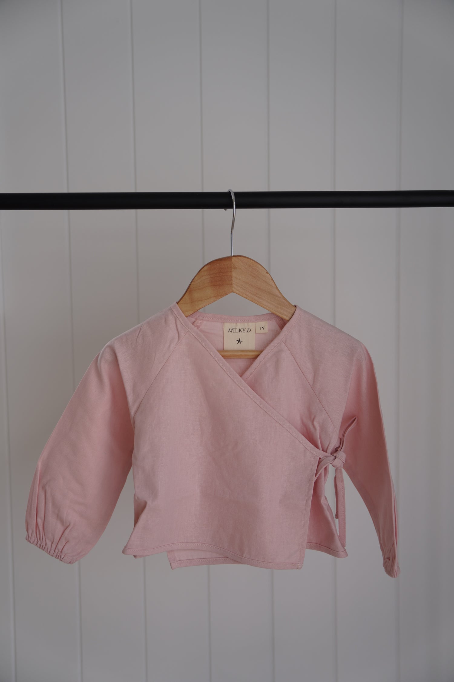 Wrap Top - Mushroom pink