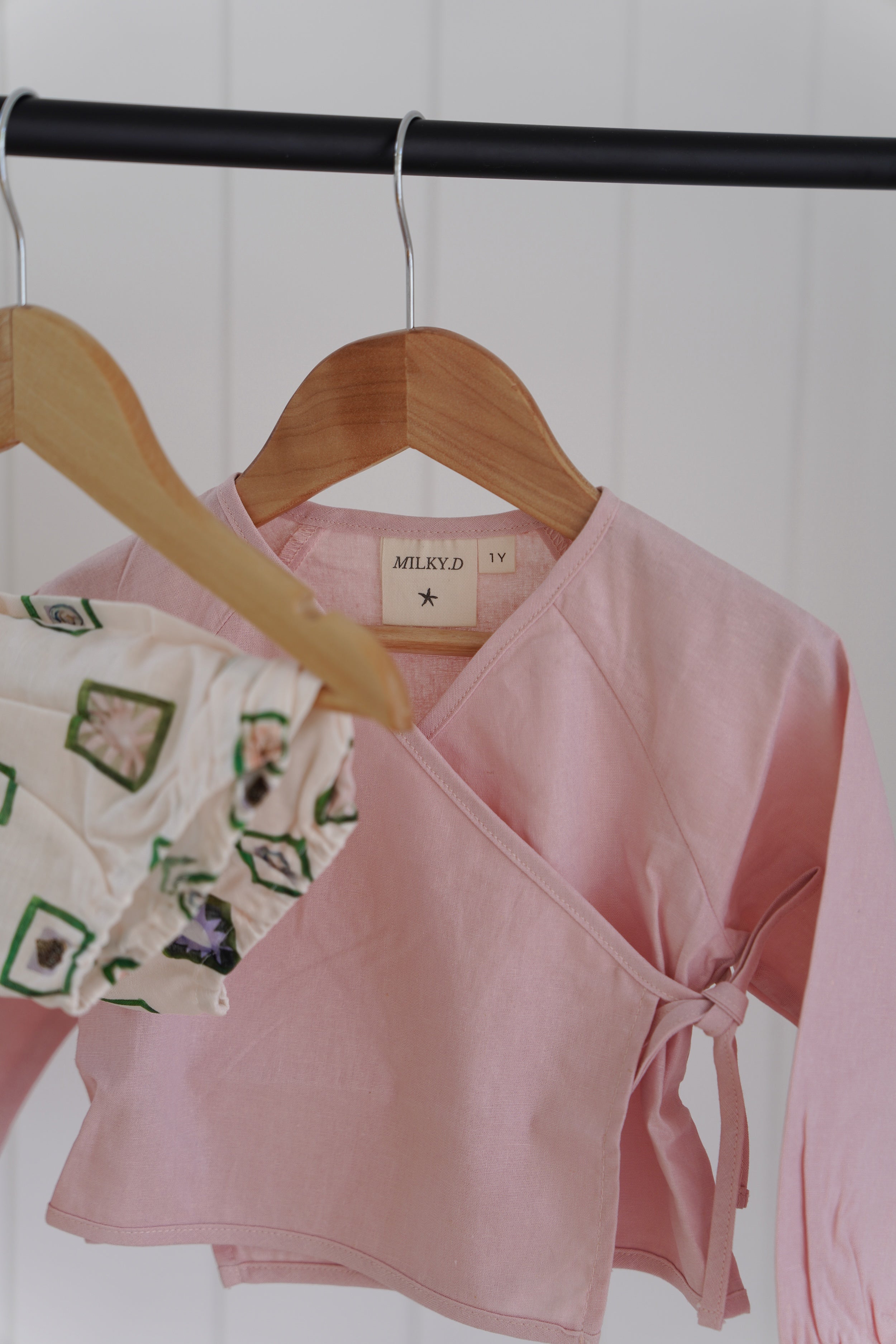 Wrap Top - Mushroom pink