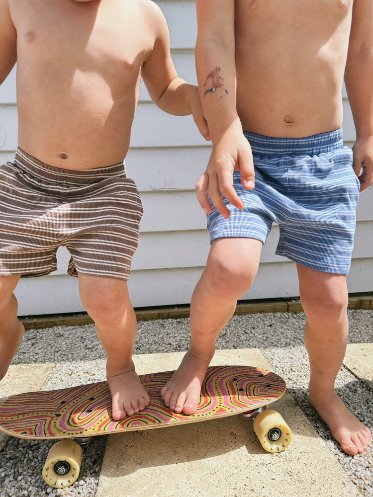 
                  
                    Rib Short - Blue stripe
                  
                