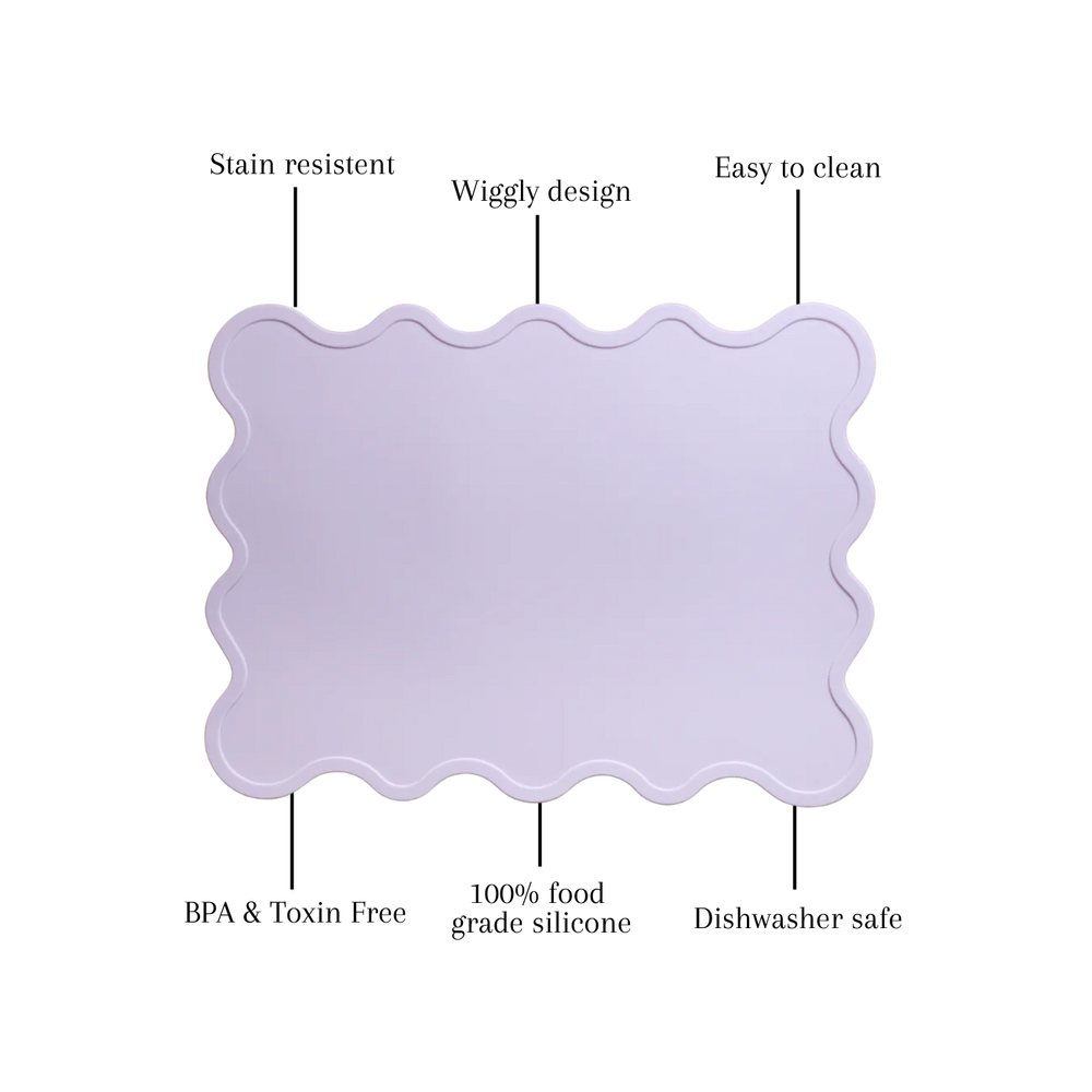 
                  
                    Wiggly Placemat Lilac
                  
                