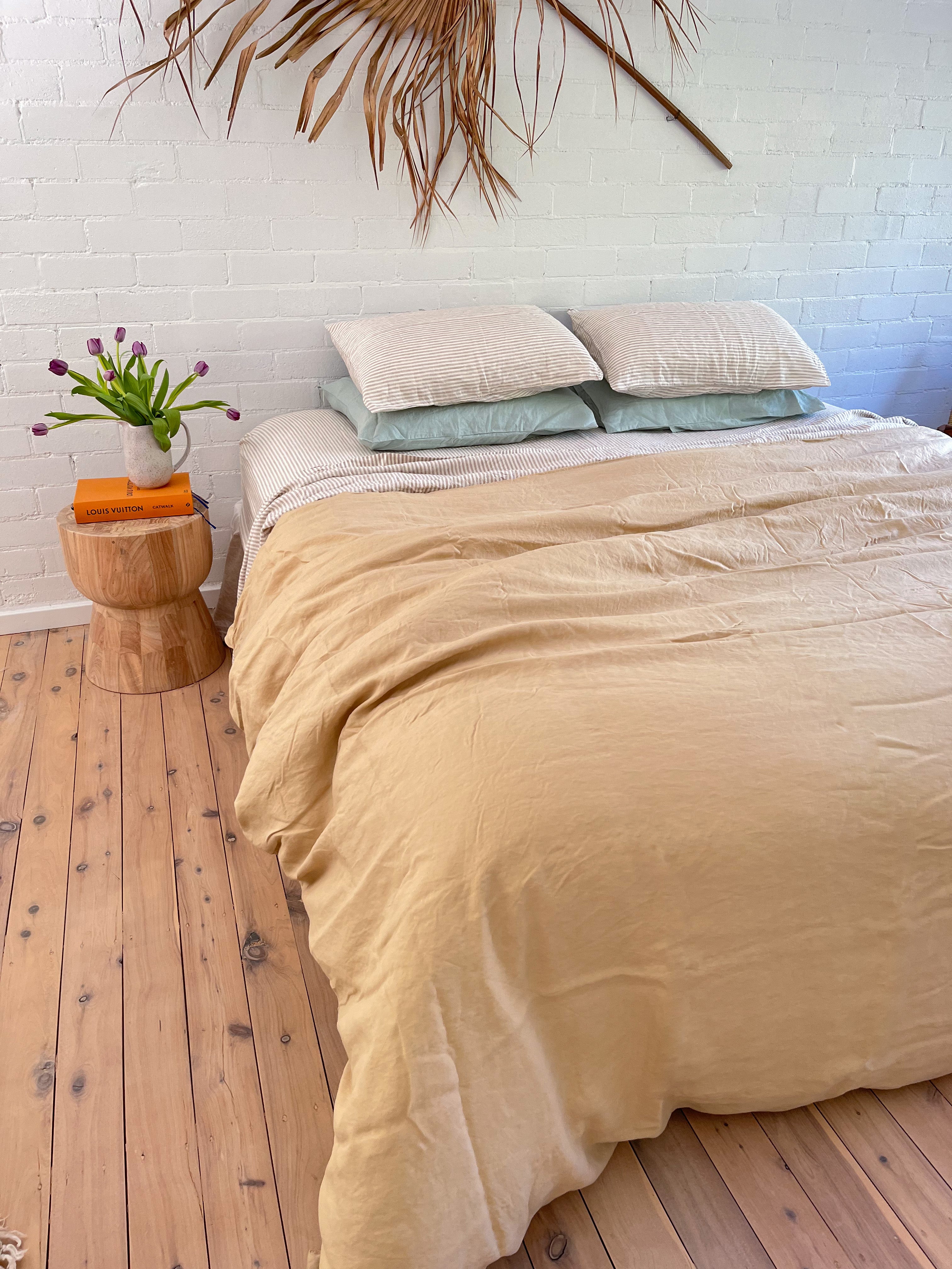 Pure Linen Duvet Cover | SAND