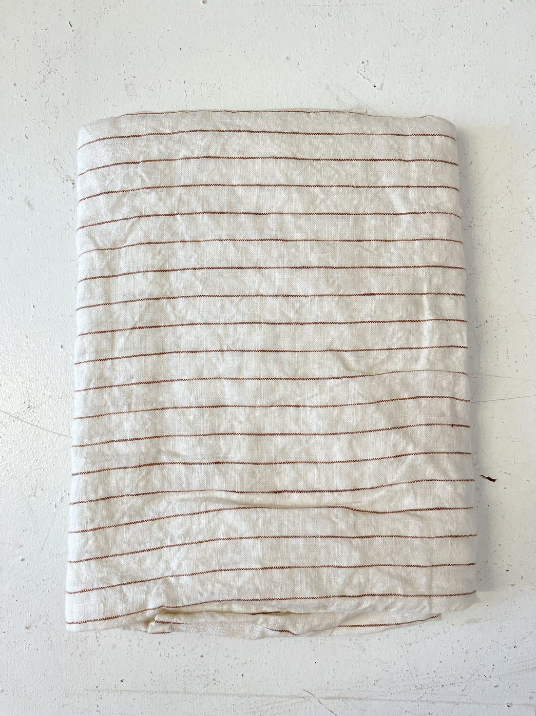 Ginger Pinstripe Linen Pillow Slip