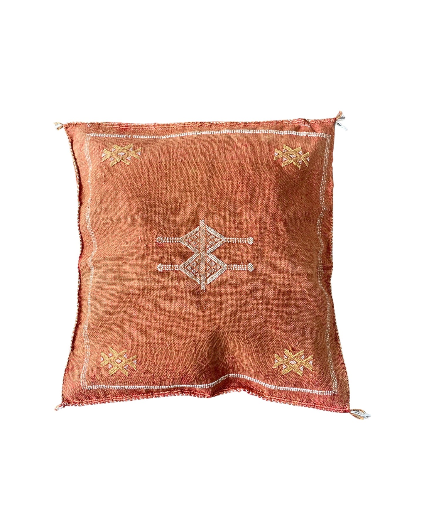 
                  
                    Cactus silk cushion - Burnt orange #3
                  
                