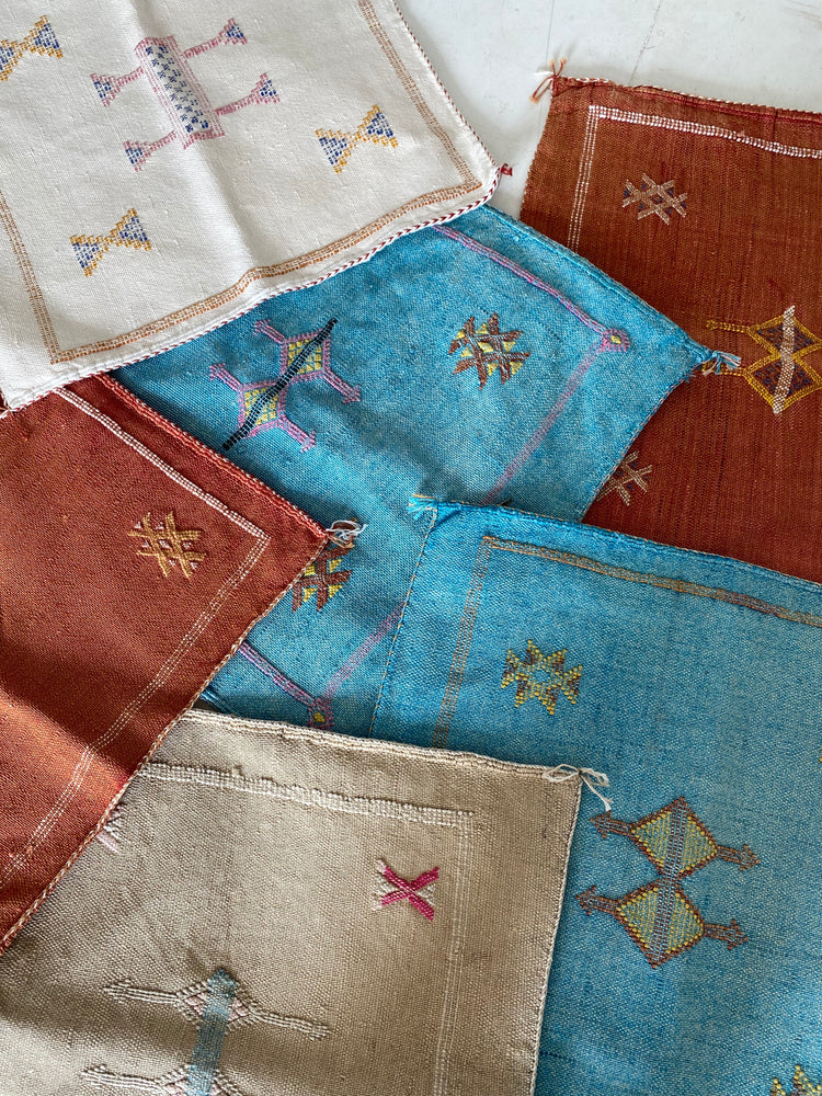 
                  
                    Cactus silk cushion - Blue #1
                  
                