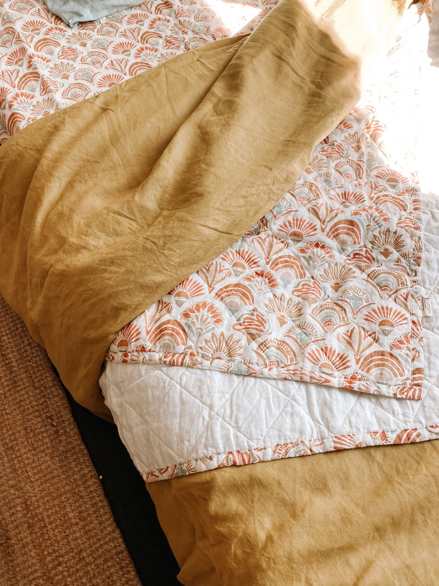 
                  
                    Pure Linen Duvet Cover | OCHRE | S & KS
                  
                