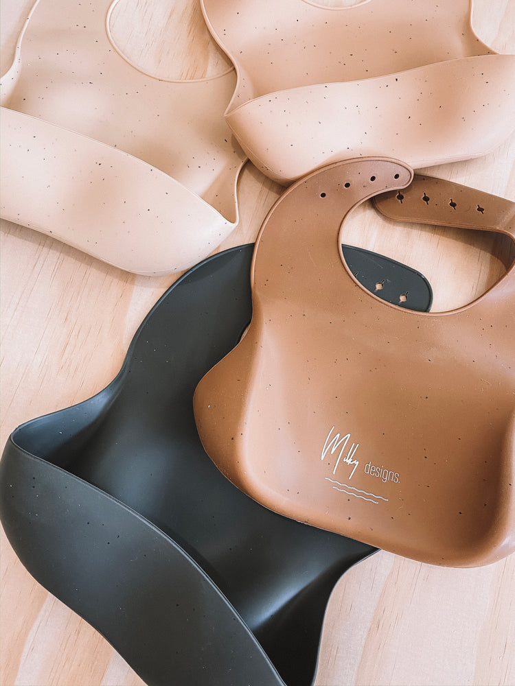 
                  
                    Silicone Bibs - Speckled by Milky
                  
                