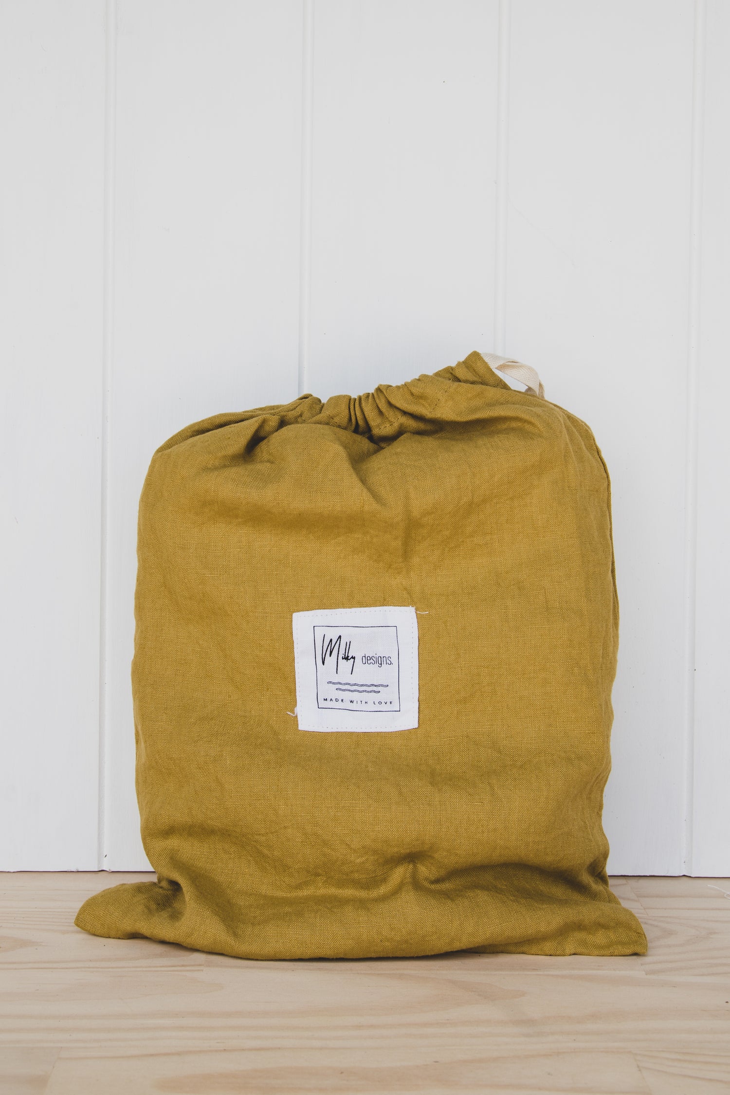 Pure Linen Duvet Cover | OCHRE | S &amp; KS