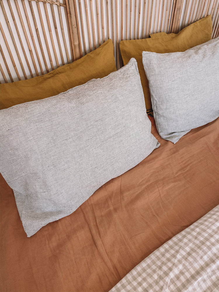 
                  
                    Pinstripe Linen Pillow Slip
                  
                