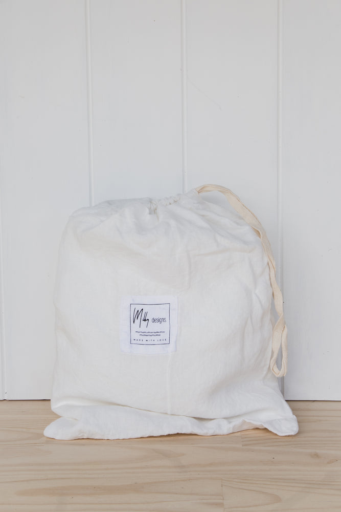 
                  
                    Pure Linen Sheets | WHITE | S & KS
                  
                