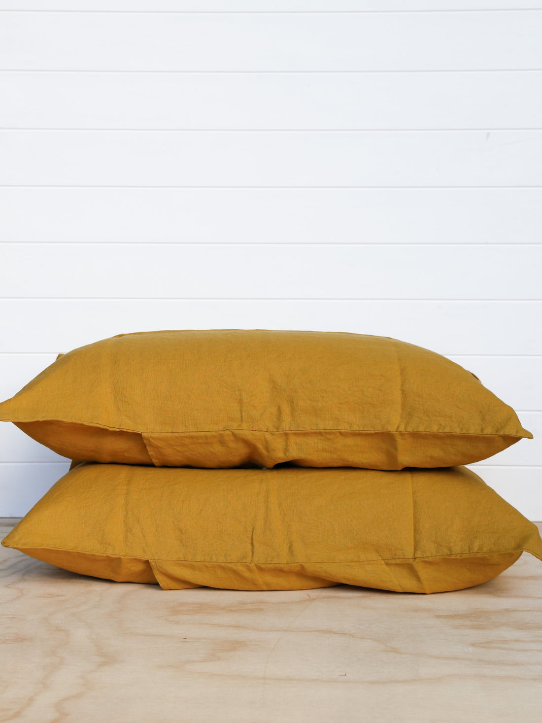 Ochre Linen Pillow Slip